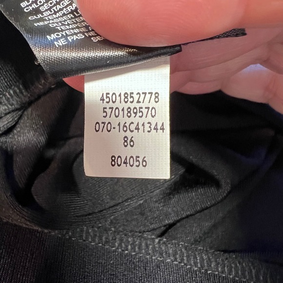 Chicos Travelers Women's Size 0 Black Pencil Skirt Gold Zipper Accent Stretch - Picture 6 of 10